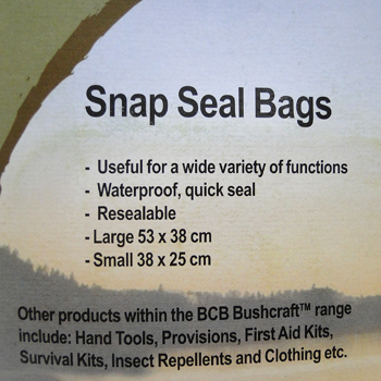 BCB водоустойчиви торбички с цип  Snap Seal Bags 3