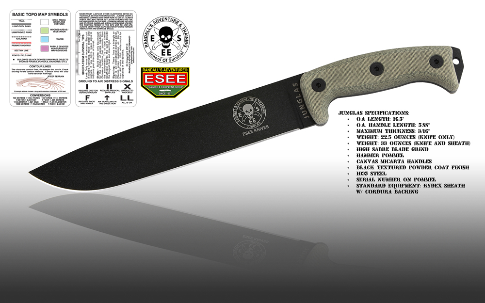 ESEE Junglas Knife 1