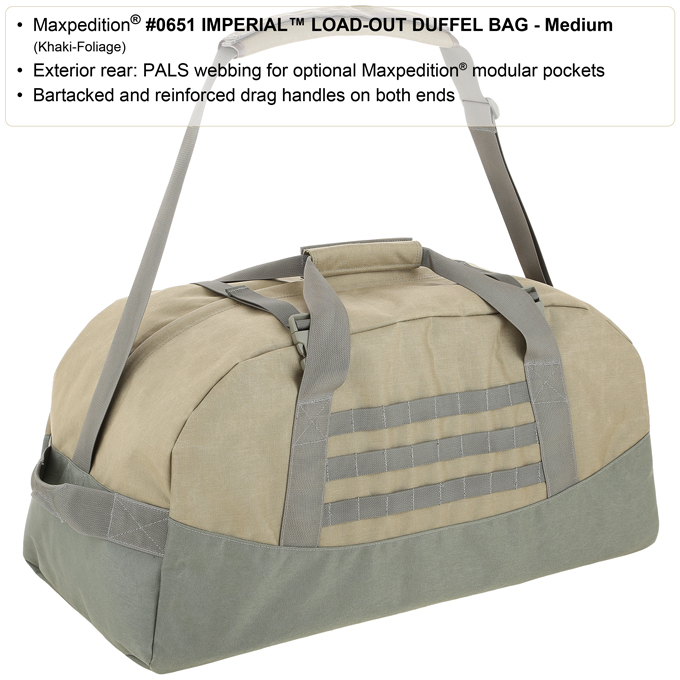 Maxpedition IMPERIAL Load-Out Duffel Bag (Medium) 5