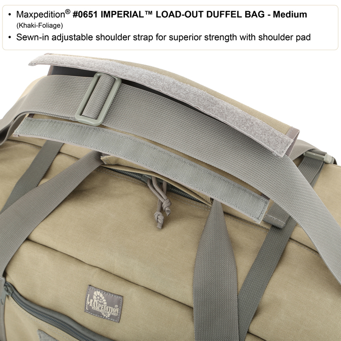 Maxpedition IMPERIAL Load-Out Duffel Bag (Medium) 7