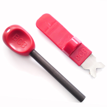 BCB Магнезиева запалка с компас Fireball flint and striker 2