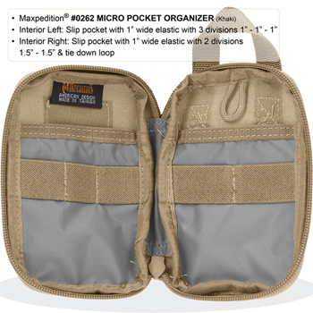 Maxpedition Micro Pocket Organizer 4