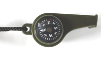 Mil-Com Свирка с компас и термометър