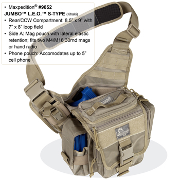 MAXPEDITION JUMBO L.E.O. S-TYPE™ VERSIPACK® 6